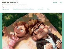 Tablet Screenshot of dimematrimonio.com